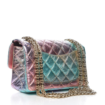 Chanel Metallic Goatskin Quilted Mini 2.55 Reissue Flap Multicolor 2 of 10