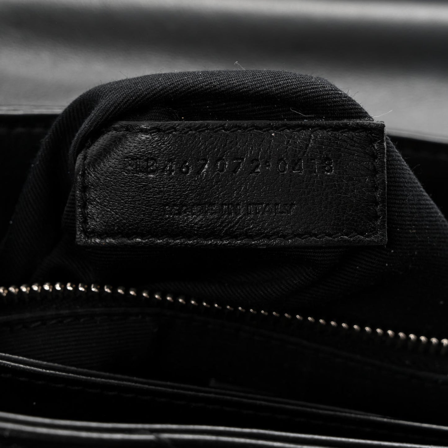 Calfskin Y Quilted Monogram Toy Loulou Crossbody Bag Black