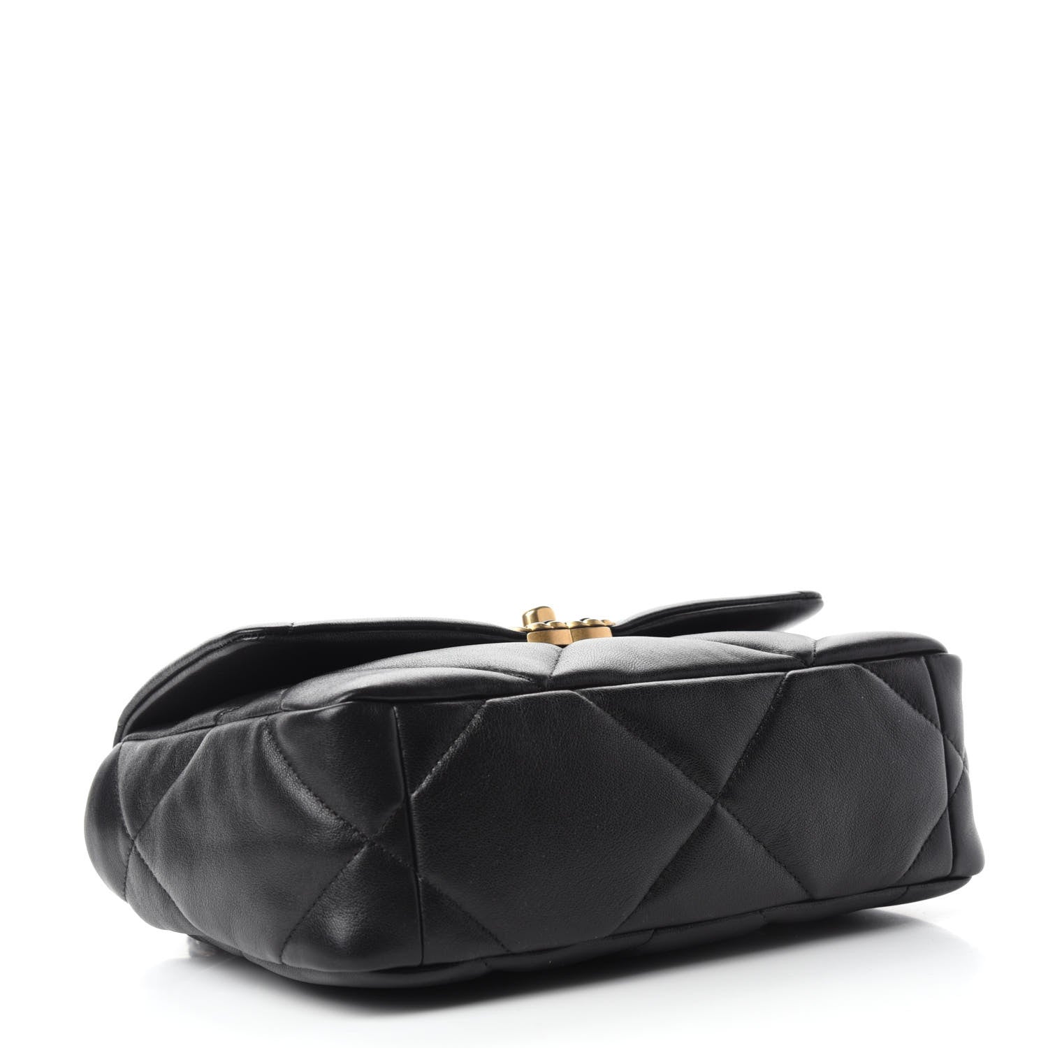 Chanel Lambskin Quilted Medium Chanel 19 Flap Black 4 of 11