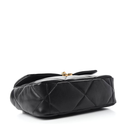 Chanel Lambskin Quilted Medium Chanel 19 Flap Black 4 of 11