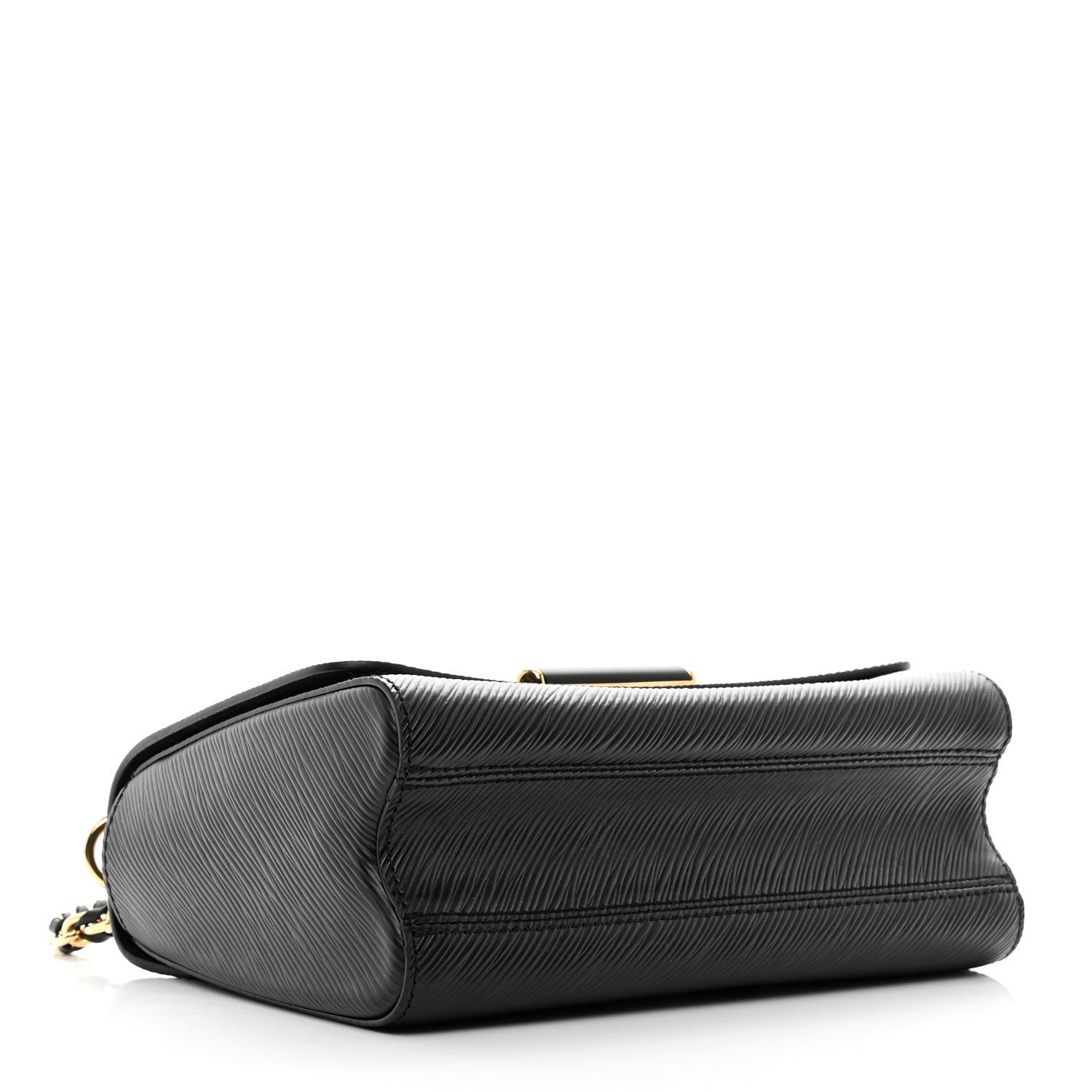 Louis Vuitton Epi Twist Braided Strap Shoulder Bag MM Black 4 of 9