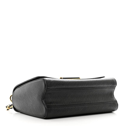 Louis Vuitton Epi Twist Braided Strap Shoulder Bag MM Black 4 of 9