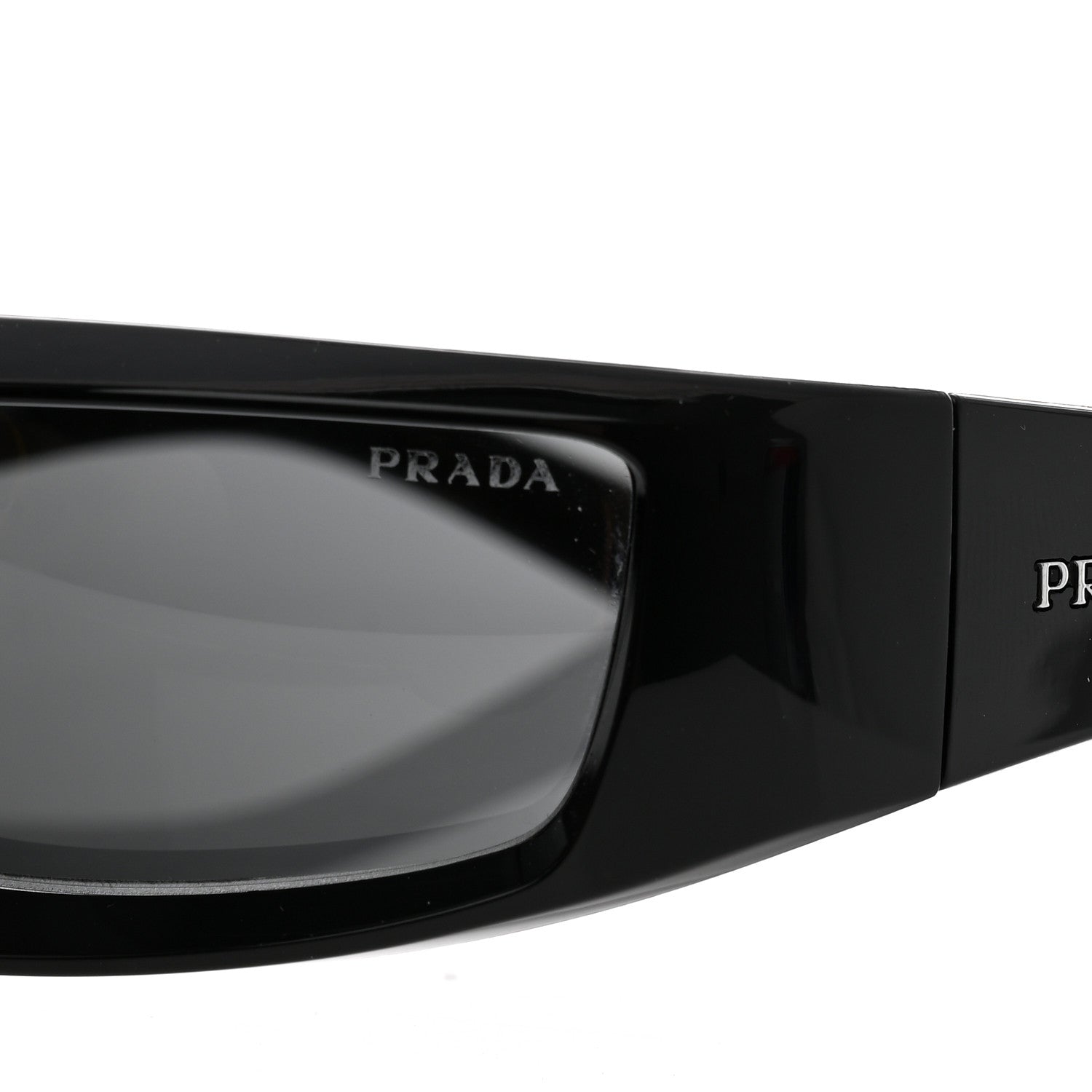 Prada Acetate Runway Sunglasses SPR 25Y Slate Gray 7 of 8