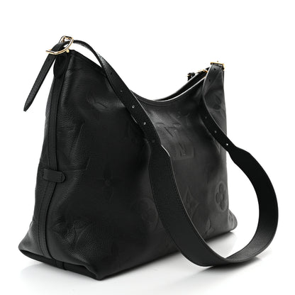 Louis Vuitton Empreinte Monogram Giant CarryAll MM Black 4 of 10