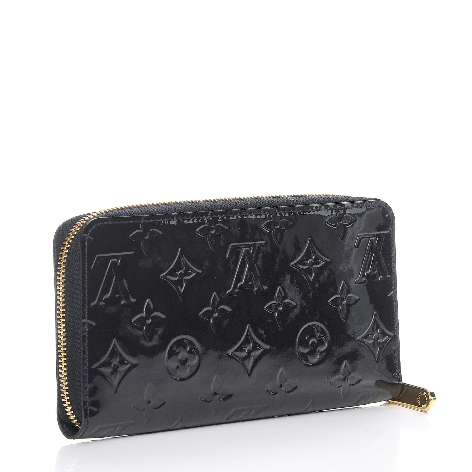 Louis Vuitton Vernis Zippy Wallet Blue Infini 3 of 8