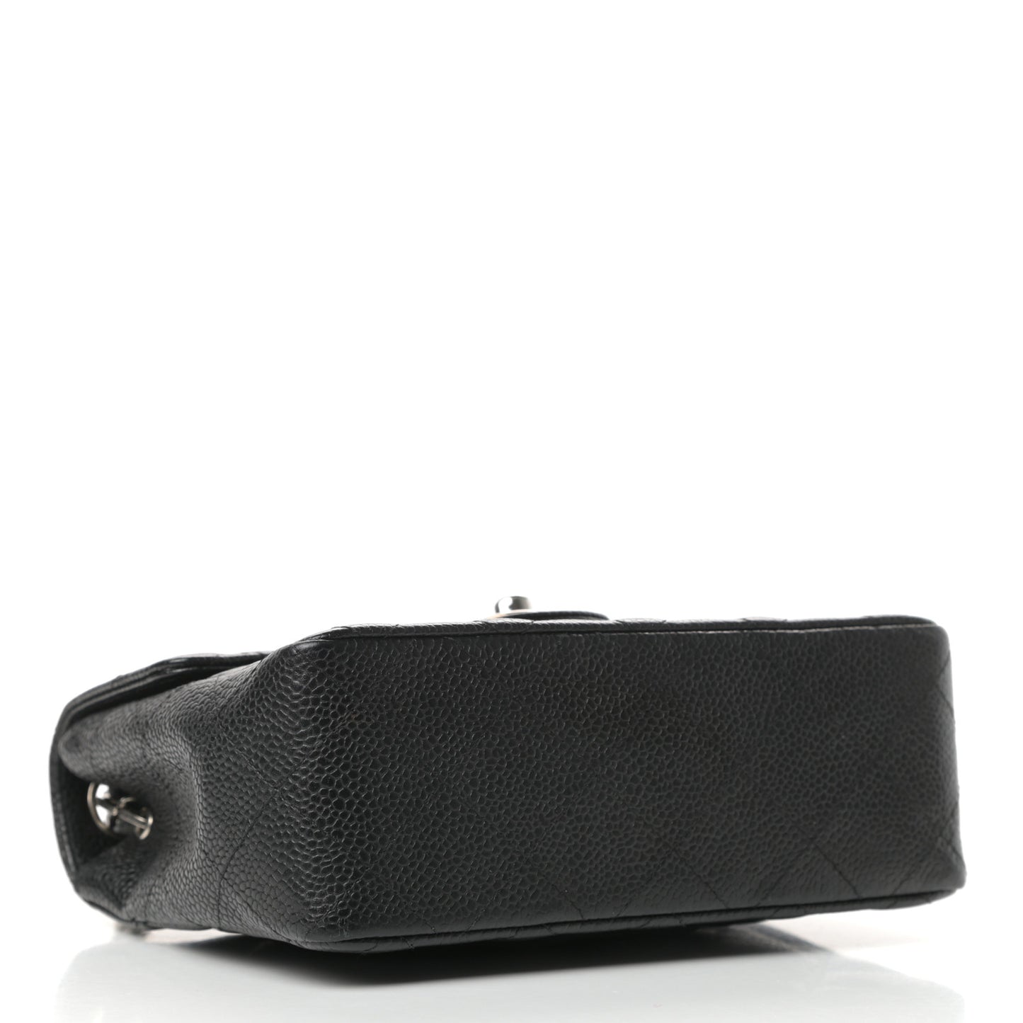 Caviar Quilted Mini Square Flap Black