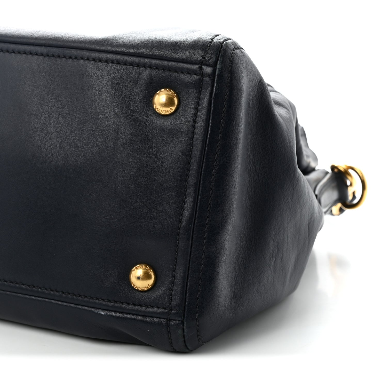 Soft Calfskin Double Zip Shoulder Bag Baltico