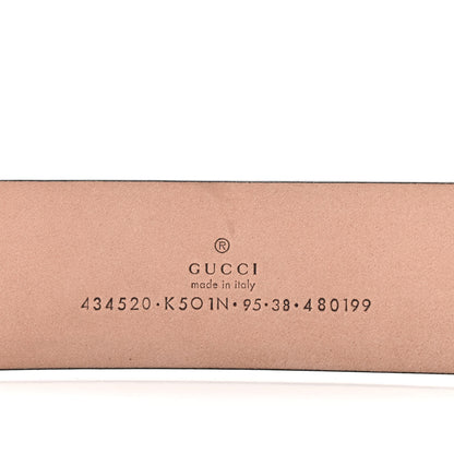 Gucci GG Supreme Monogram 35mm Belt 95 38 Black Multicolor 3 of 7