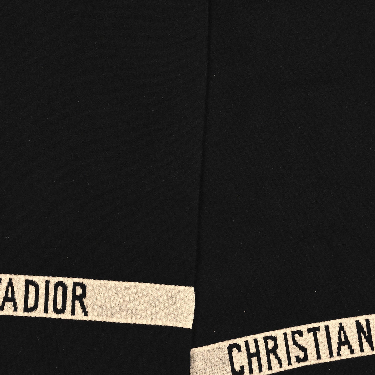 Christian Dior Cashmere J'Adior Scarf Black 3 of 4