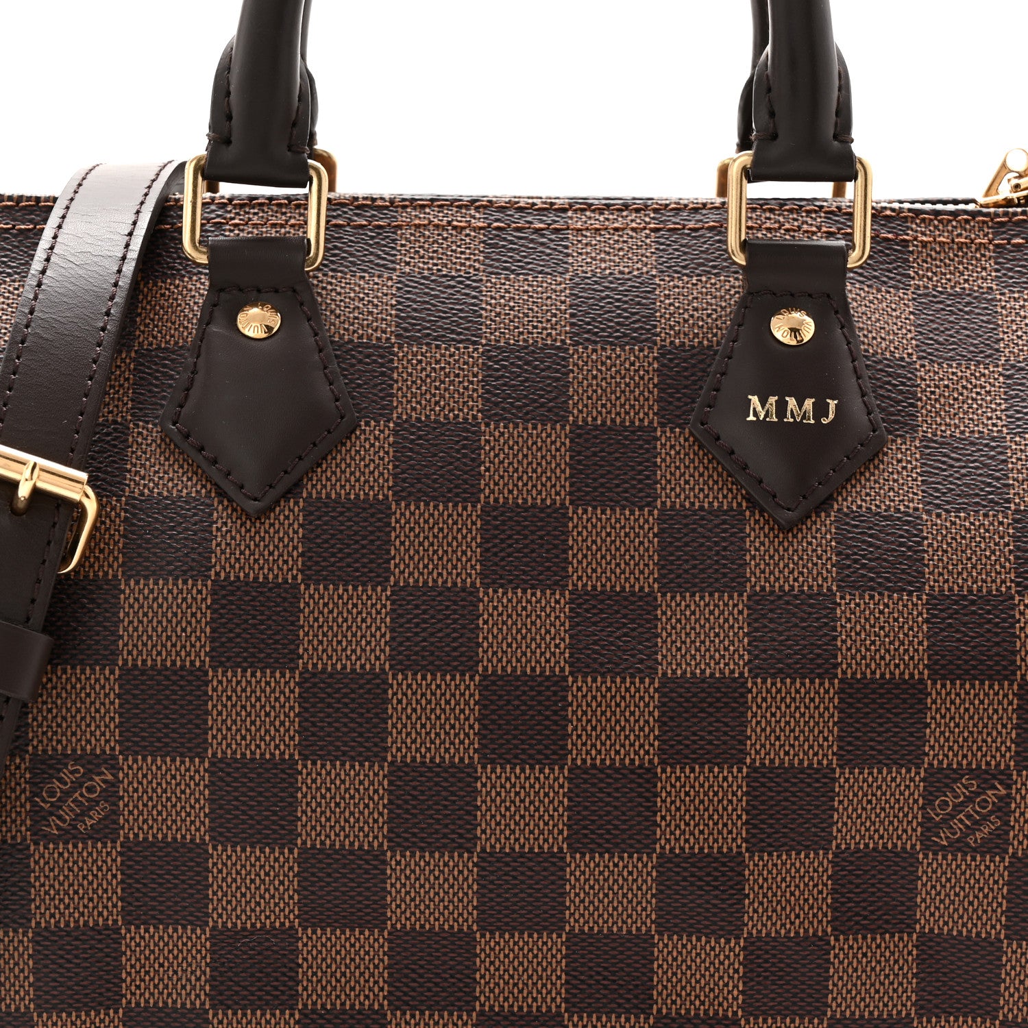 Louis Vuitton Damier Ebene Speedy Bandouliere 25 7 of 11