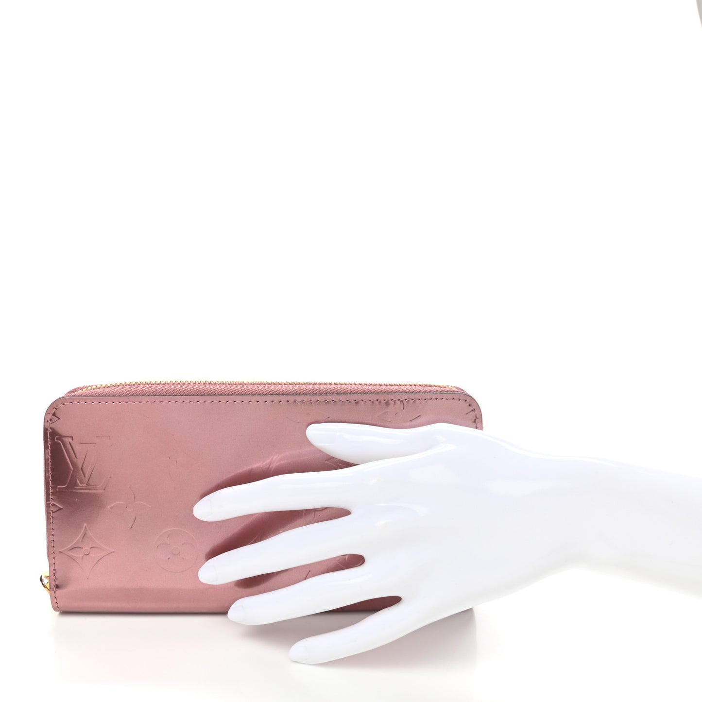 Vernis Zippy Wallet Metallic Pale Pink
