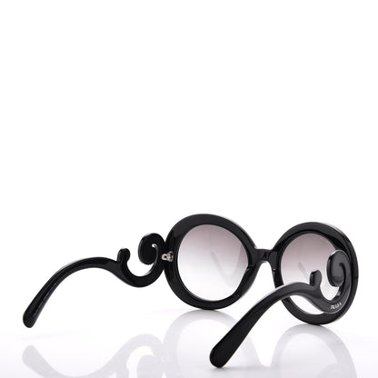 Prada Baroque Sunglasses SPR 27N Black 5 of 8