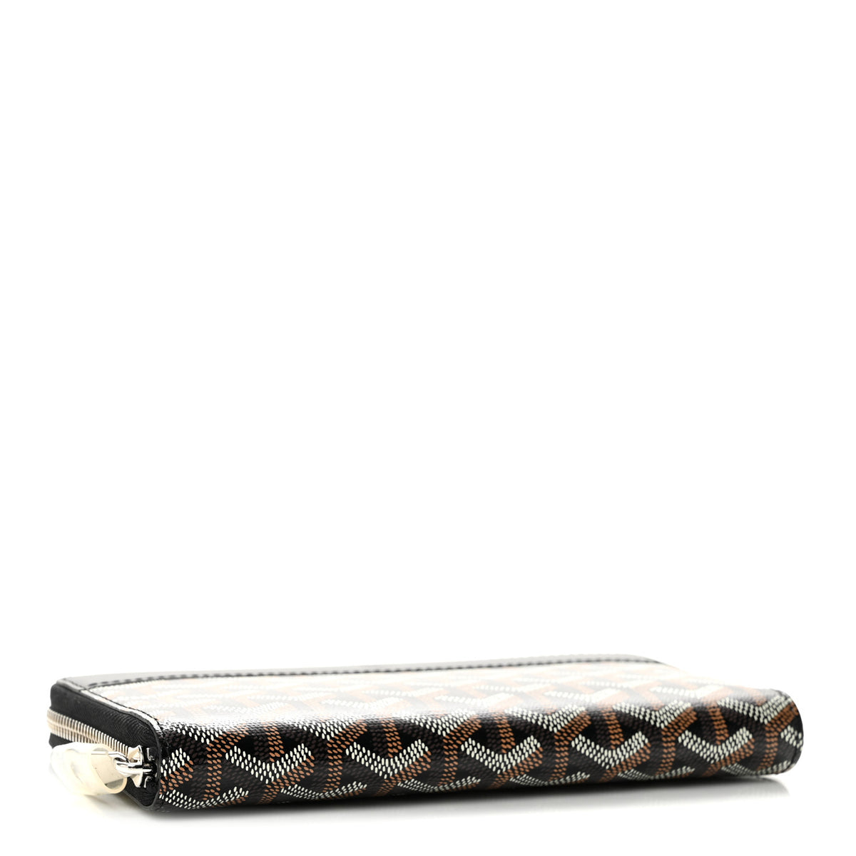 Goyardine Matignon Zip Around GM Wallet Black