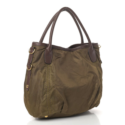 Prada Tessuto Nylon Shoulder Bag Cocco 2 of 5