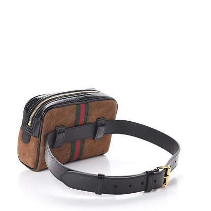 Gucci Suede Small Ophidia Belt Bag 75 30 Brown 3 of 9
