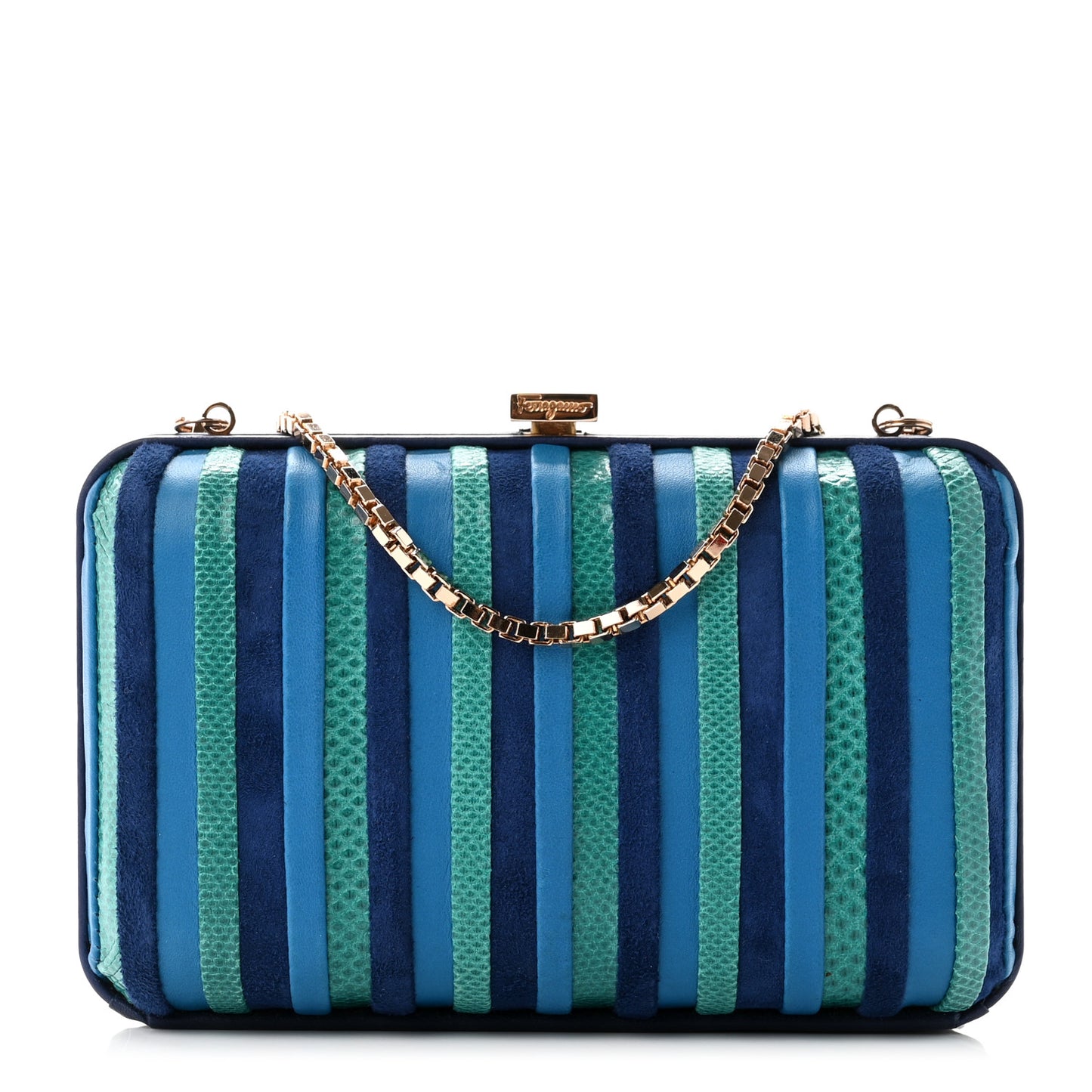 Snakeskin Clutch Multicolor