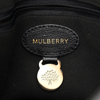 Mulberry Glossy Goatskin Small Lily Flap Black 6 of 10
