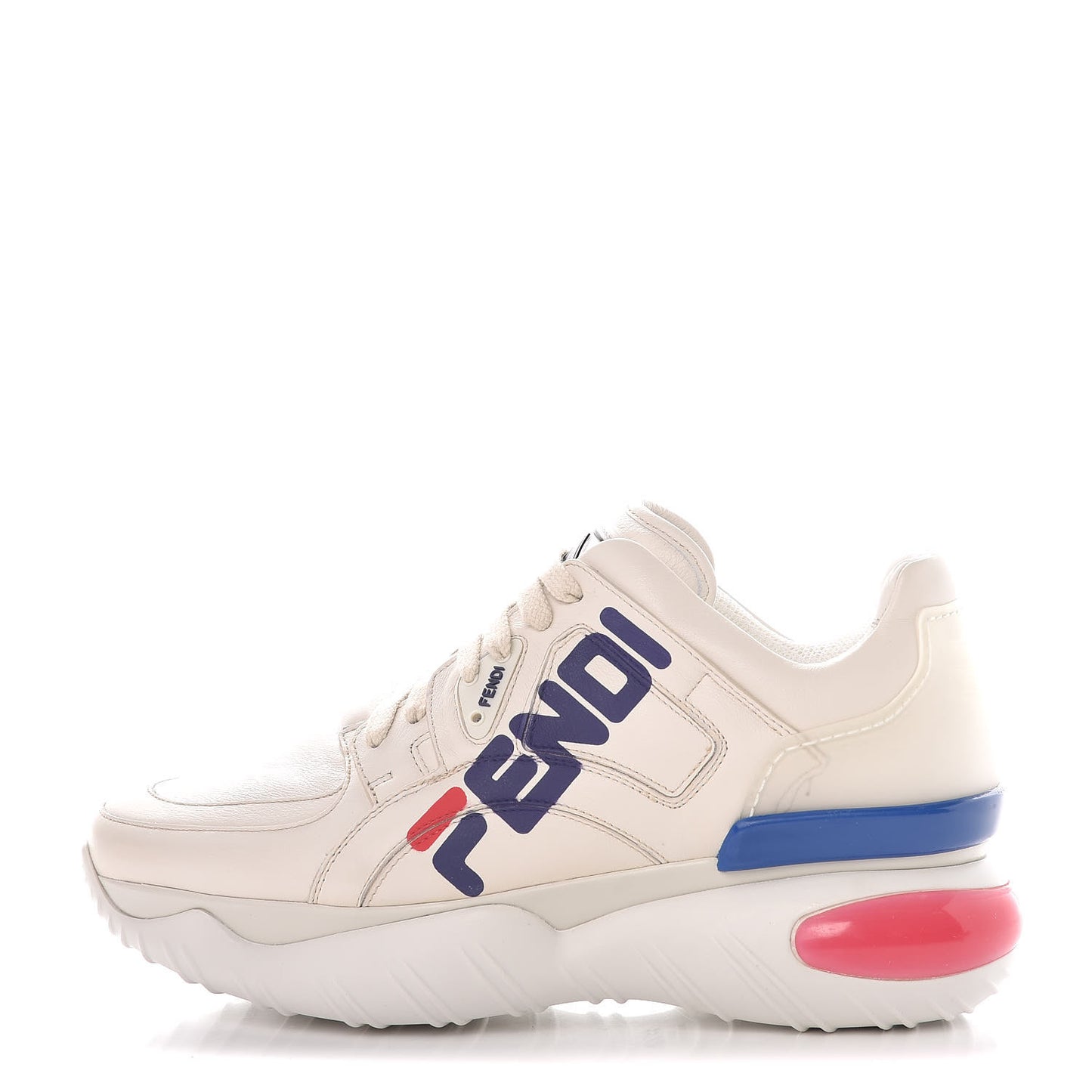 X FILA Vitello Mania Painted Womens Chunky Sneakers 40 Ice White Caipiroska Blueberry