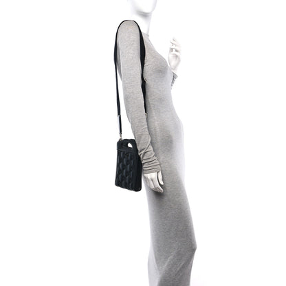 Gucci Nylon Calfskin Enamel GG Matelasse Mini Top Slip Handle Crossbody Bag Black 2 of 10