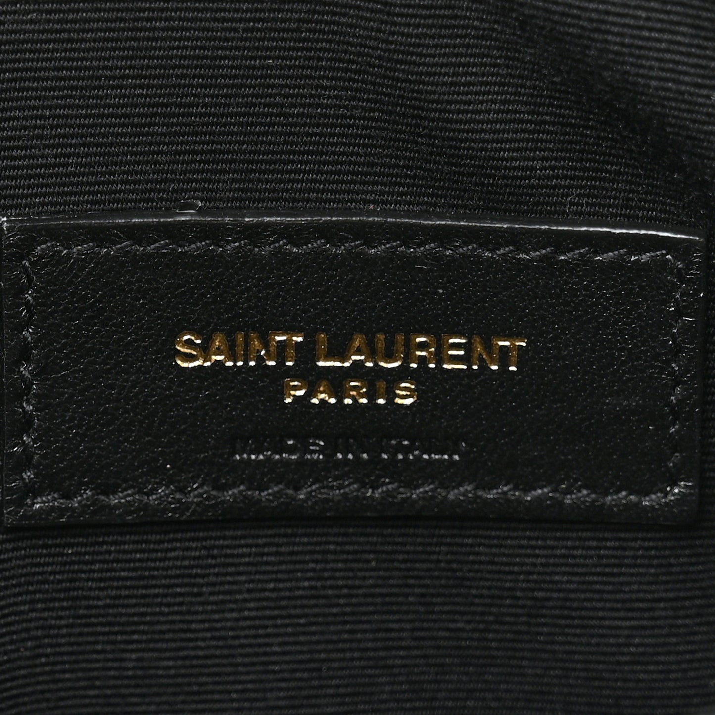 Smooth Shiny Calfskin Monogram Uptown Pouch Black