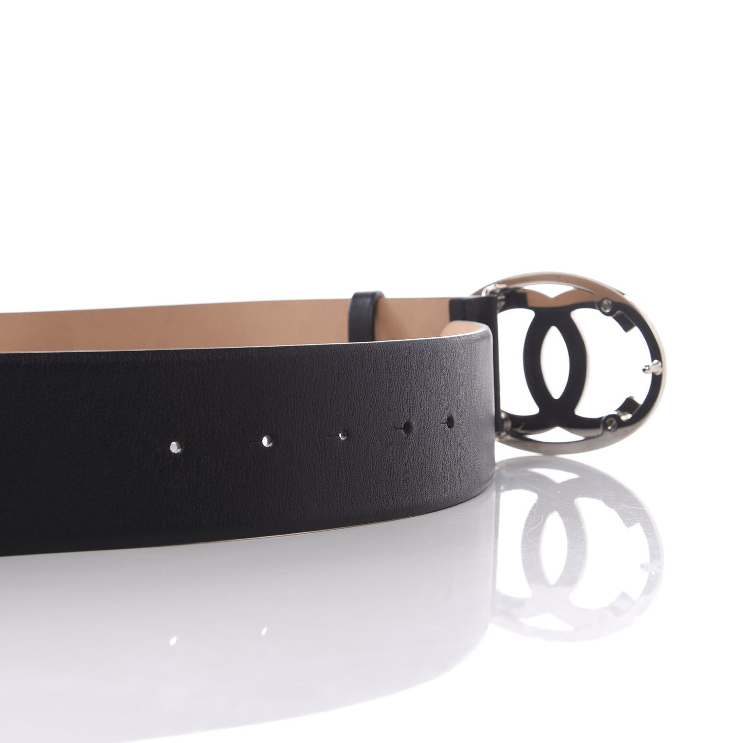 Calfskin CC Belt 85 34 Black