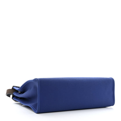 Hermes Toile Vache Hunter Herbag Zip 31 PM Bleu Electrique Bleu Indigo 5 of 12