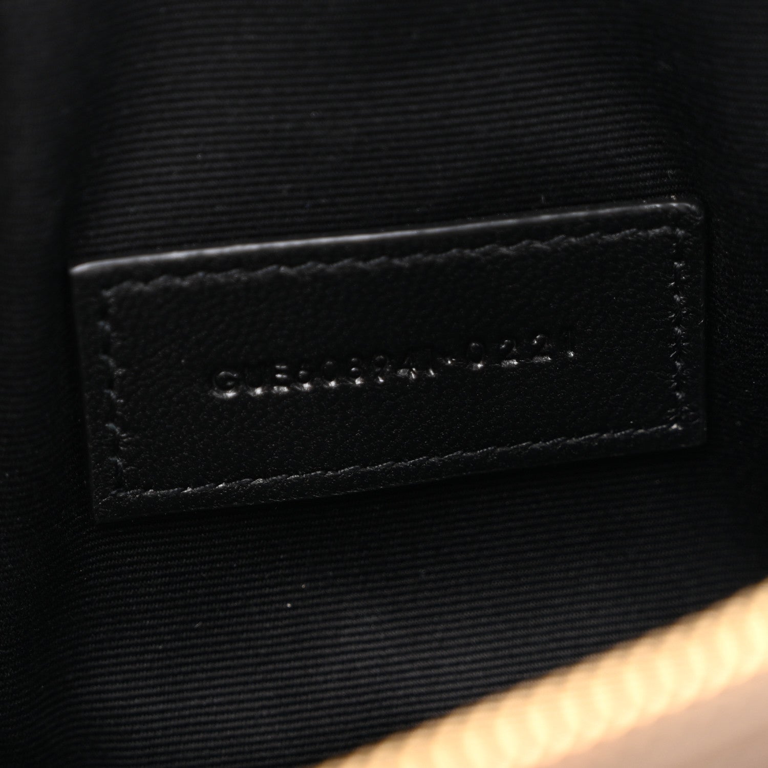 Saint Laurent Grained Lambskin Quilted Mini Becky Double Zip Bag Taupe 6 of 13