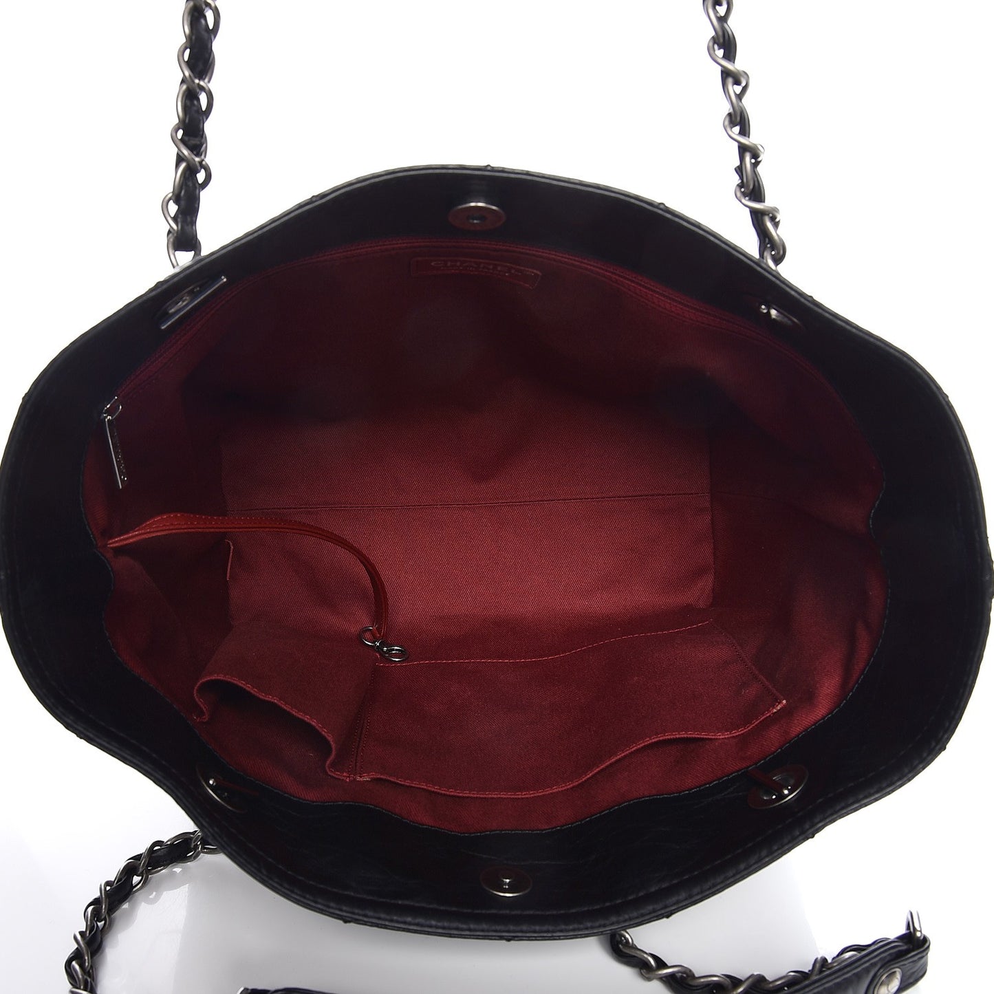 Calfskin Small Shopping In Moscow Tote Black
