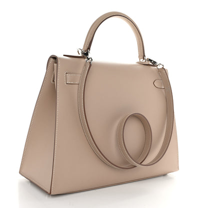 Hermes Grain d'H Kelly Sellier 32 Argile 3 of 13