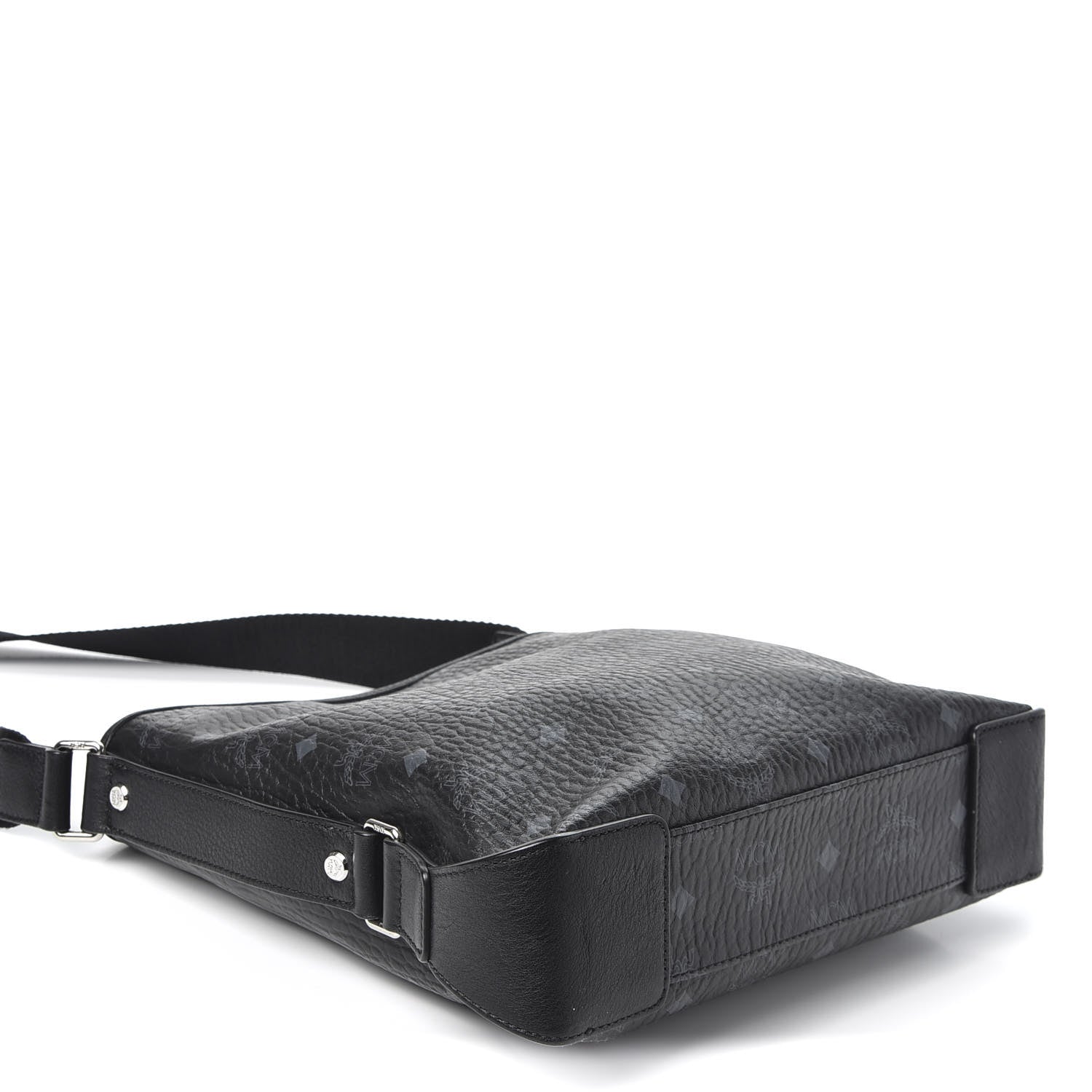 MCM Visetos Crossbody Messenger Black 3 of 8