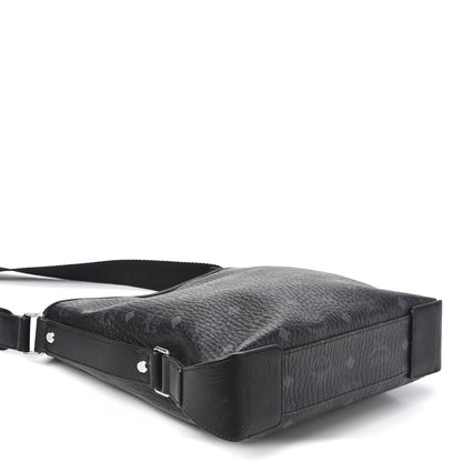 MCM Visetos Crossbody Messenger Black 3 of 8