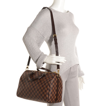 Louis Vuitton Damier Ebene Speedy Bandouliere 30 2 of 9
