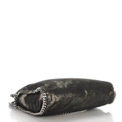 Stella McCartney Chamois Shiny Dotted Falabella Fold Over Tote Ruthenium 4 of 6
