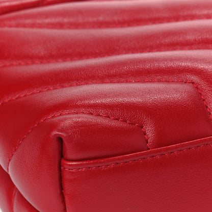 Saint Laurent Calfskin Y Quilted Monogram Toy Loulou Crossbody Bag Rouge Eros 5 of 6