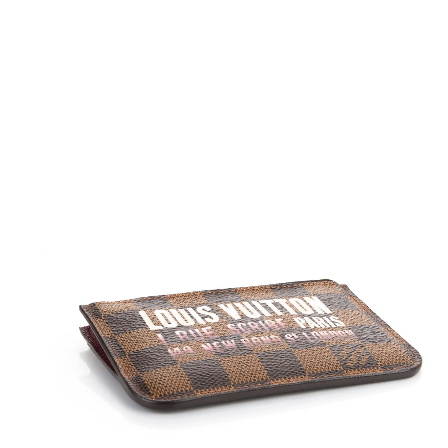 Damier Ebene Scribe Affiche Key Pouch