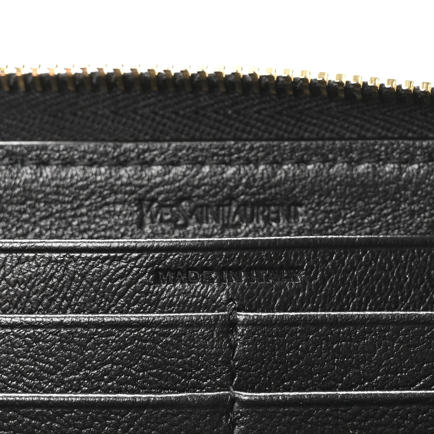 Chevre Belle De Jour Zip Around Wallet Black