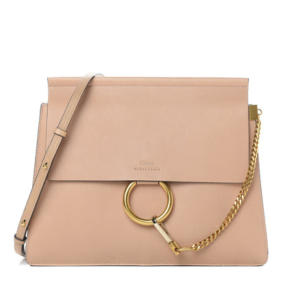 Chloe Calfskin Medium Faye Shoulder Bag Biscotti Beige 1 of 11