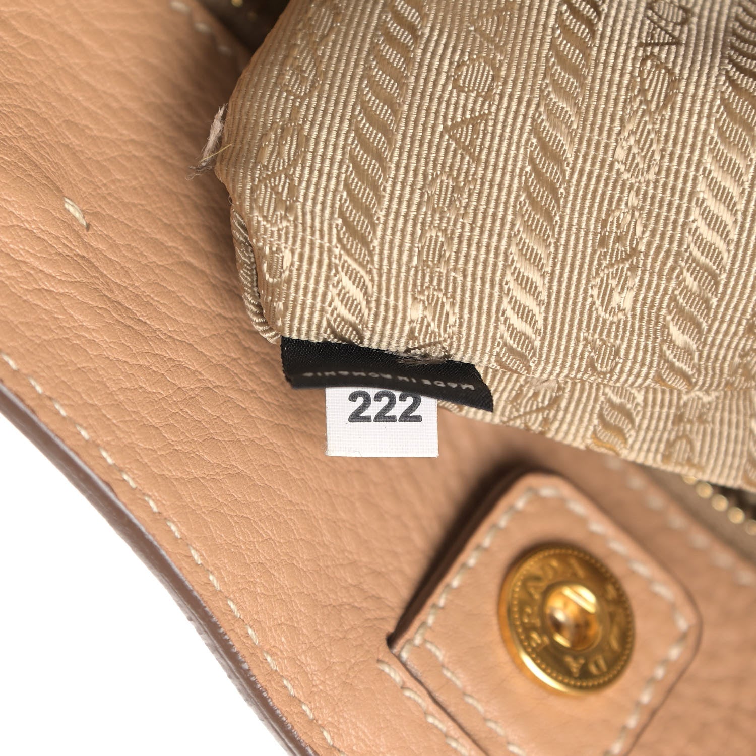 Prada Vitello Daino Tote Sughero 14 of 16