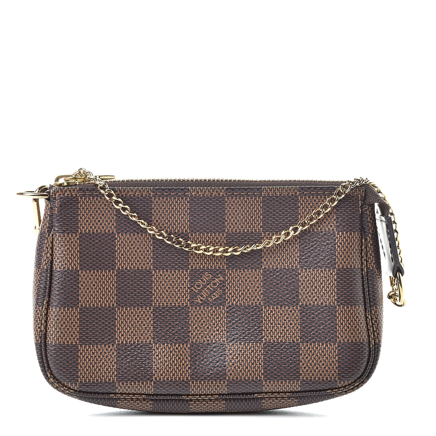 Louis Vuitton Damier Ebene Mini Pochette Accessories 1 of 8