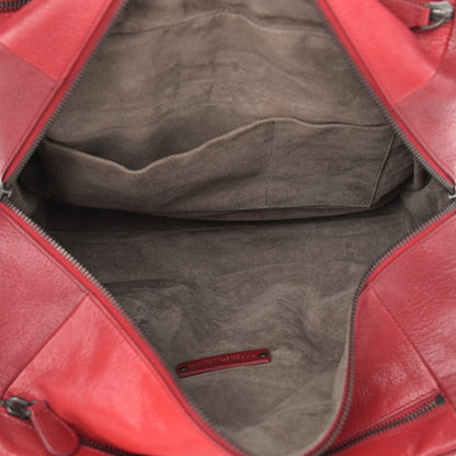 Bottega Veneta Madras Goatskin Sfumato Heritage Brera Bright Red 5 of 13