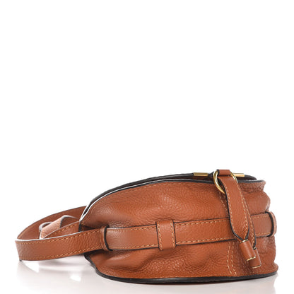 Chloe Calfskin Mini Marcie Round Crossbody Bag Tan 4 of 8