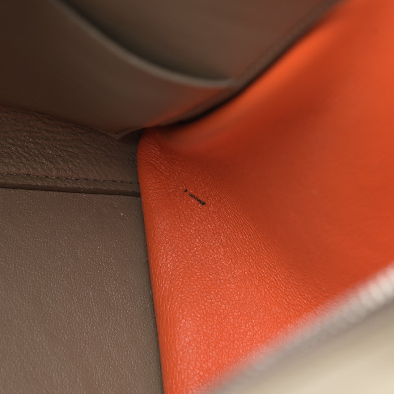 Celine Smooth Calfskin Suede Small Tri-Color Trapeze Orange 10 of 22