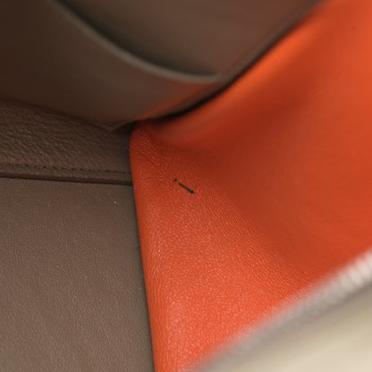 Celine Smooth Calfskin Suede Small Tri-Color Trapeze Orange 10 of 22