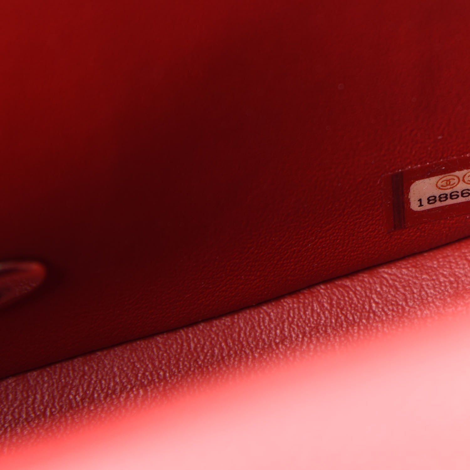 Chanel Caviar Quilted Mini Square Flap Red 9 of 11