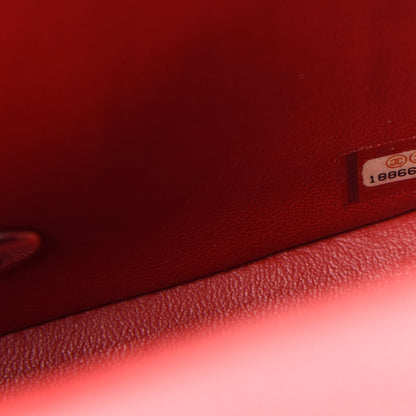 Chanel Caviar Quilted Mini Square Flap Red 9 of 11