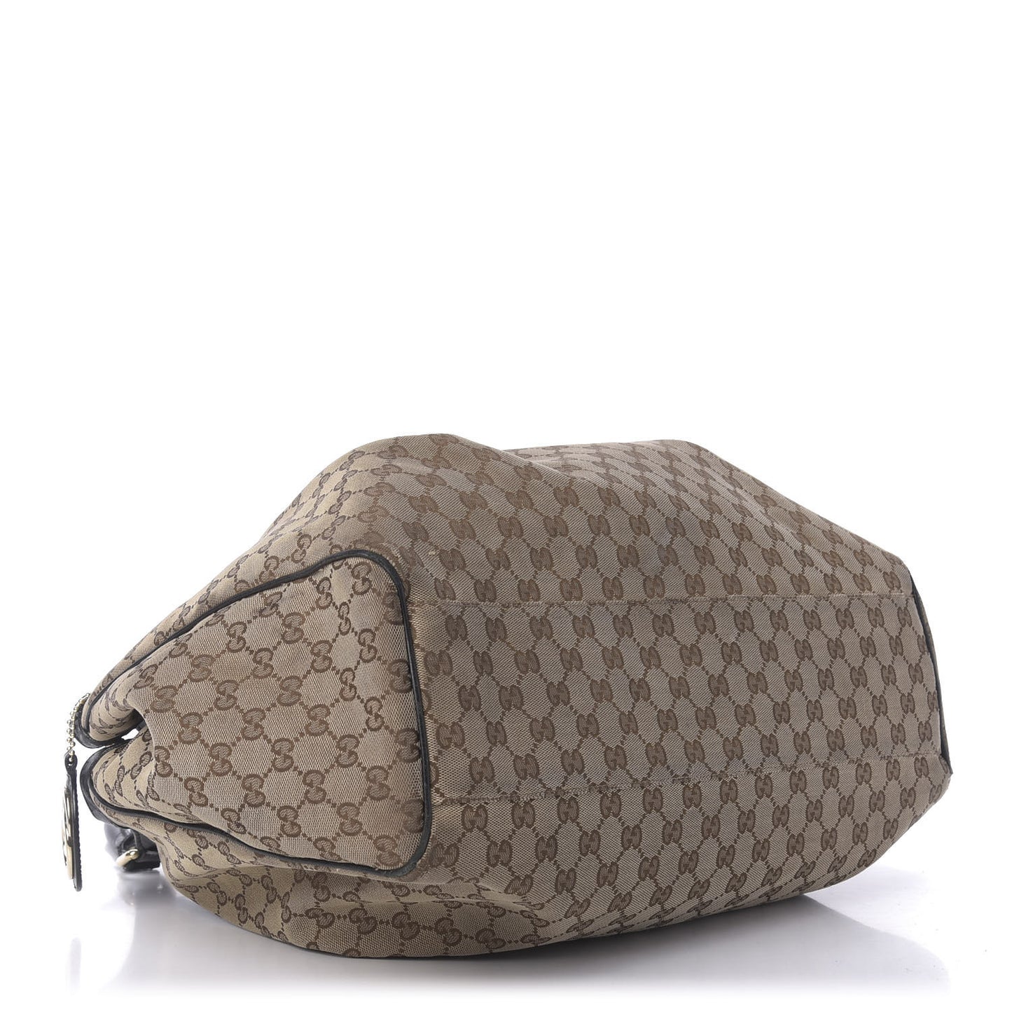 Monogram Large Sukey Tote Beige Ebony Black