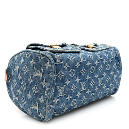 Louis Vuitton Monogram Denim Neo Speedy Blue 4 of 9