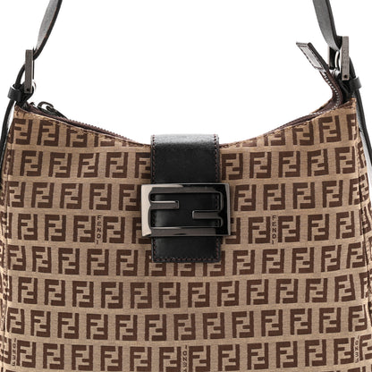 Fendi Zucca Shoulder Bag Tobacco 7 of 9