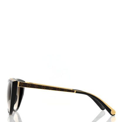 Louis Vuitton Acetate Monogram La Boum Sunglasses Z1147E Black 3 of 7