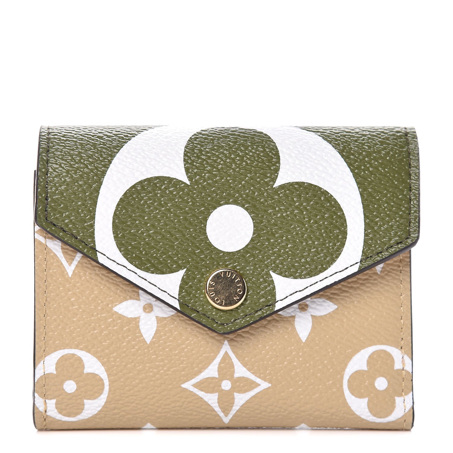 Louis Vuitton Monogram Giant Zoe Wallet Kaki 1 of 8